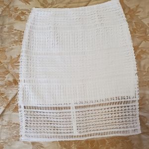 J.O.A Crocheted Lace Skirt